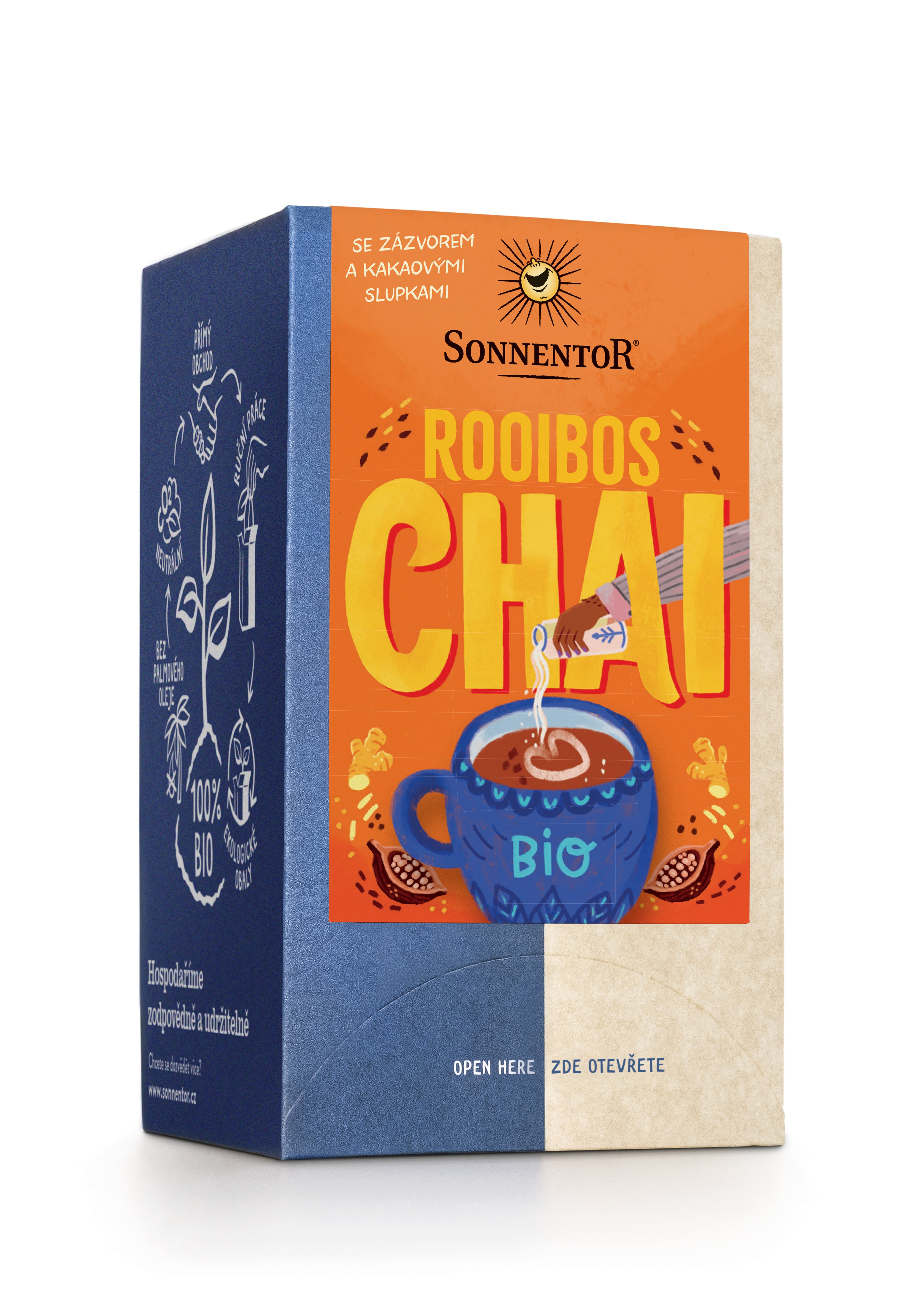 Sonnentor Chai rooibos s kořením BIO - nálevové sáčky (18 x 1,8 g)