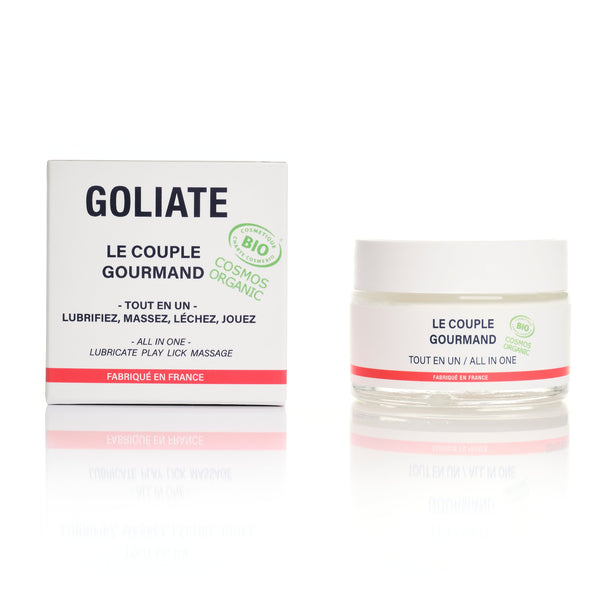 Goliate Jedlý masážny a lubrikačný olej 2v1 The Gourmet Couple <tc>BIO</tc> (50 ml)