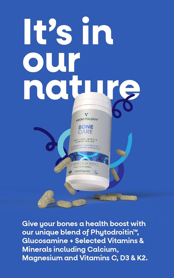 Vegetology Bone Care pre kosti a kĺby (60 tabliet)