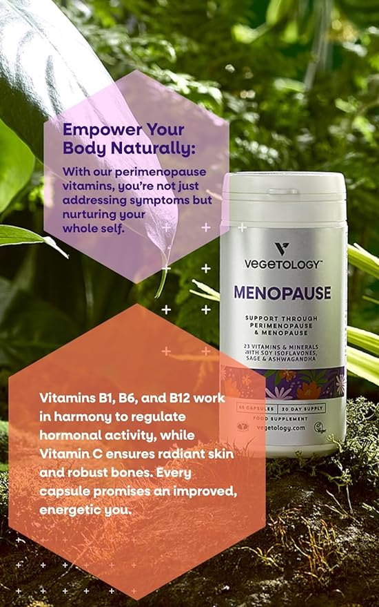 Vegetology Menopauza - Vitamíny a minerály pre ženy v prechode (60 kapsúl)