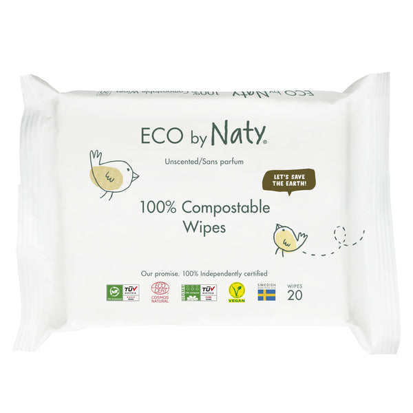 Eco by Naty Detské vlhčené hygienické vložky