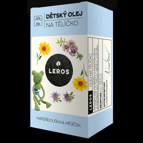 LEROS Dětský olej na tělíčko BIO (100 ml)