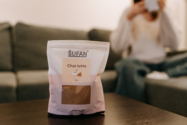 Šufan Slazená směs černého čaje a koření Chai Latte (300 g)