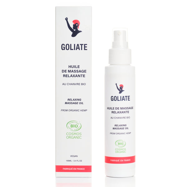 Goliate Relaxačný masážny olej s ylang-ylang a pačuli <tc>BIO</tc> (100 ml)