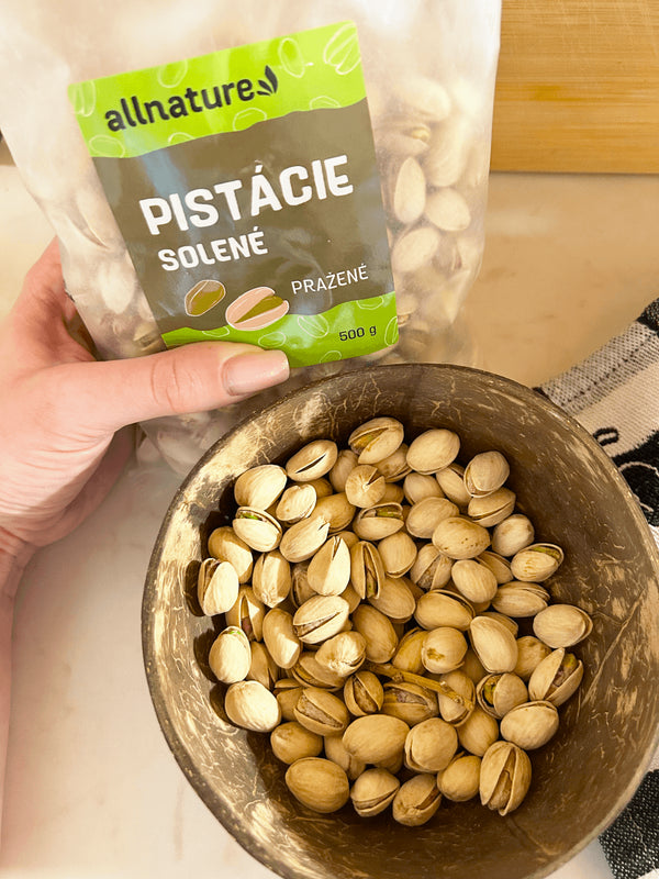 Allnature Pražené solené pistácie (500 g)