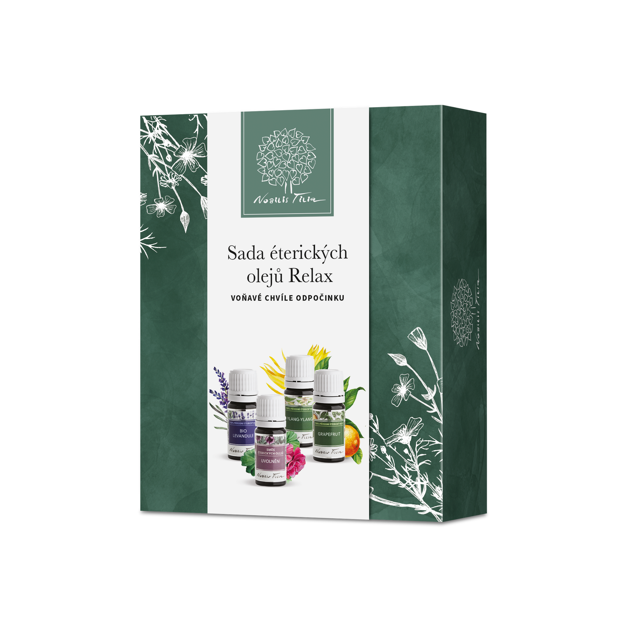 Nobilis Tilia Dárková mini sada éterických olejů Relax (4 x 2 ml)