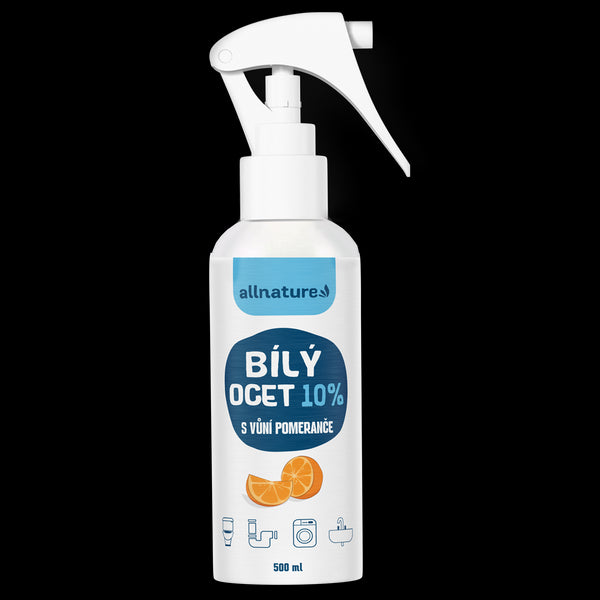 Allnature Biely ocot v spreji 10% s vôňou pomaranča (500 ml)