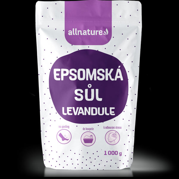 Allnature Epsomská soľ Levanduľa