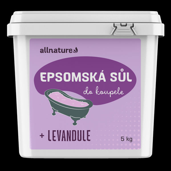 Allnature Epsomská soľ Levanduľa