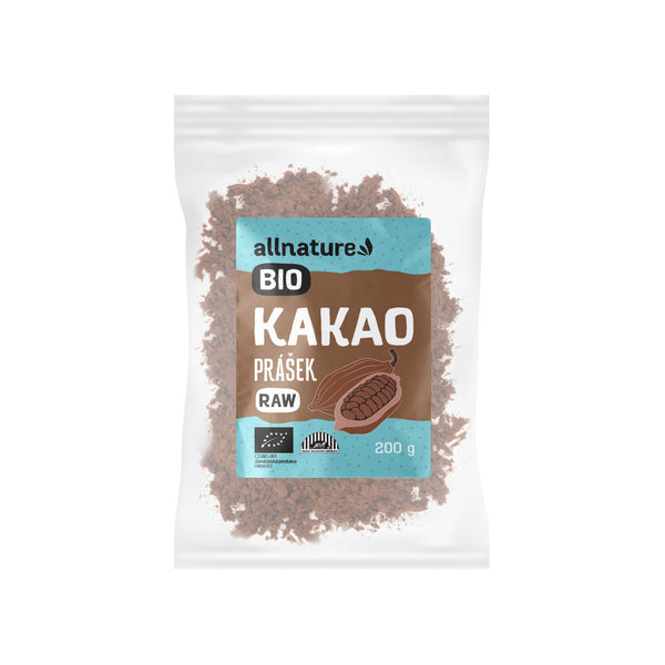 Allnature Kakaový prášok <tc>BIO</tc> RAW (200 g)