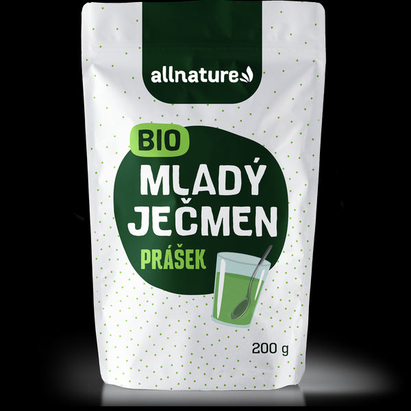 Allnature Mladý jačmeň v prášku <tc>BIO</tc>