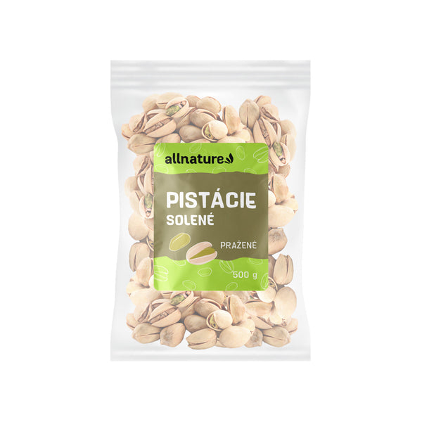 Allnature Pražené solené pistácie (500 g)