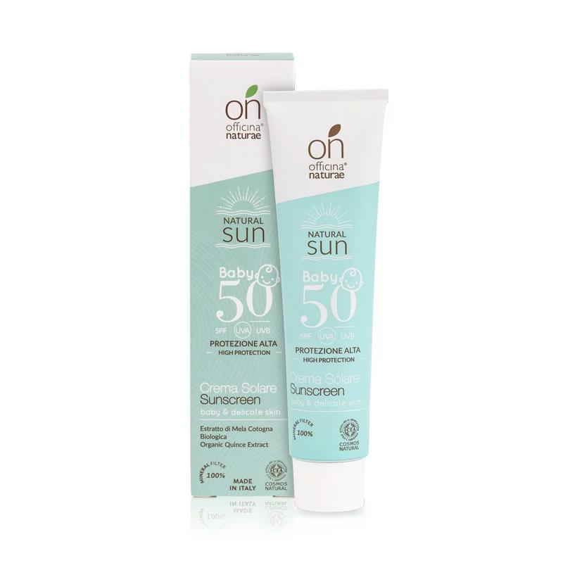 Officina Naturae Opaľovací krém pre deti a citlivú pokožku SPF 50 (75 ml)