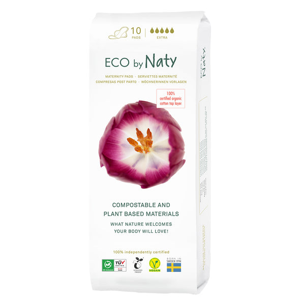 Eco by Naty Dámské mateřské vložky po porodu (10 ks)