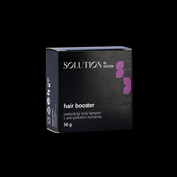 Kvitok Solution Prebiotický tuhý šampón s ochranou proti znečisteniu Hair Booster (50 g)