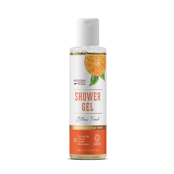 Drevená lyžička Sprchový gél Citrus Fresh <tc>BIO</tc> (200 ml)