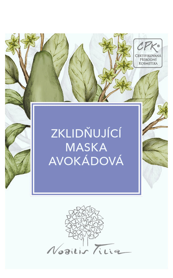 Nobilis Tilia Upokojujúca maska z avokáda (50 ml)