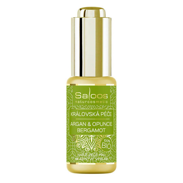 Saloos Pleťový olej Royal Care Argan & Prickly Pear <tc>BIO</tc> - Bergamot (20 ml)