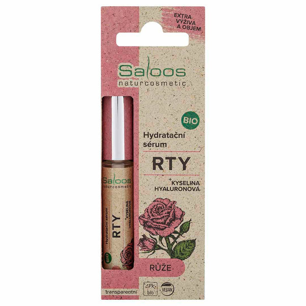 Saloos Hydratačné sérum na pery <tc>BIO</tc> - Ruža (7 ml)