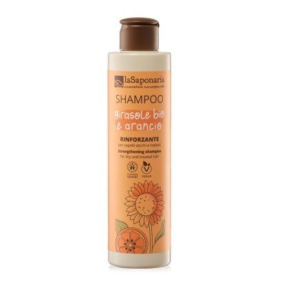 Šampón laSaponaria so slnečnicou a sladkým pomarančom <tc>BIO</tc> (200 ml)