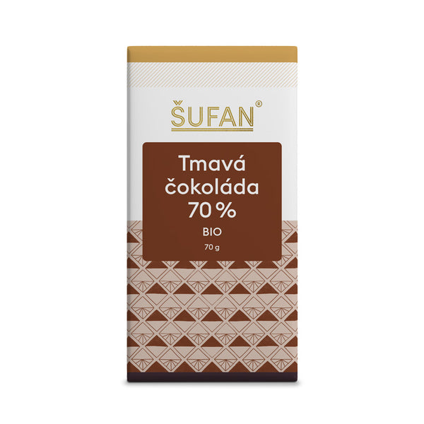 Šufan Tmavá čokoláda 70% BIO (70 g) - Peru