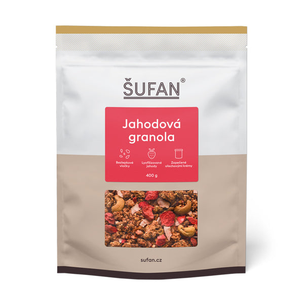 Šufan Granola jahodová (sáček 500 g)