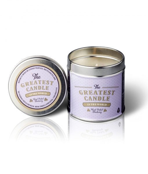 The Greatest Candle Vonná sviečka v plechovke (200 g) - čučoriedky