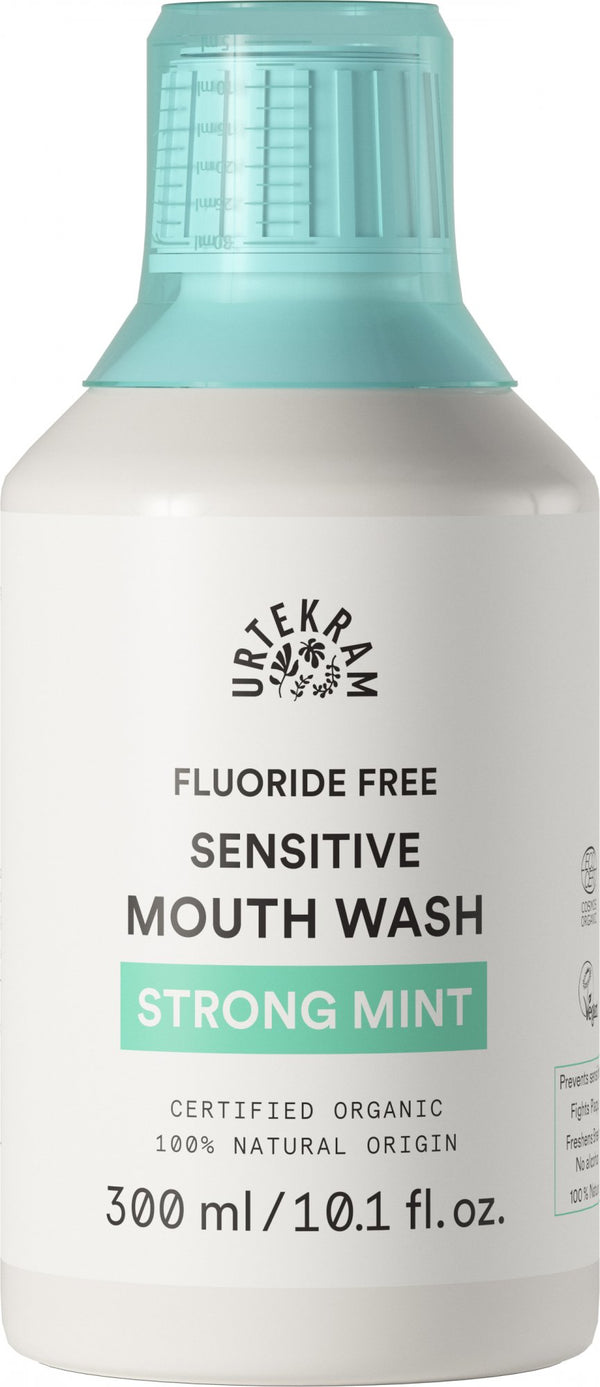 Urtekram Ústna voda s mätou Sensitive <tc>BIO</tc> (300 ml)