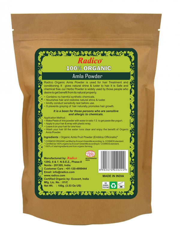 Radico Práškový kondicionér <tc>BIO</tc> (100 g) - Amla