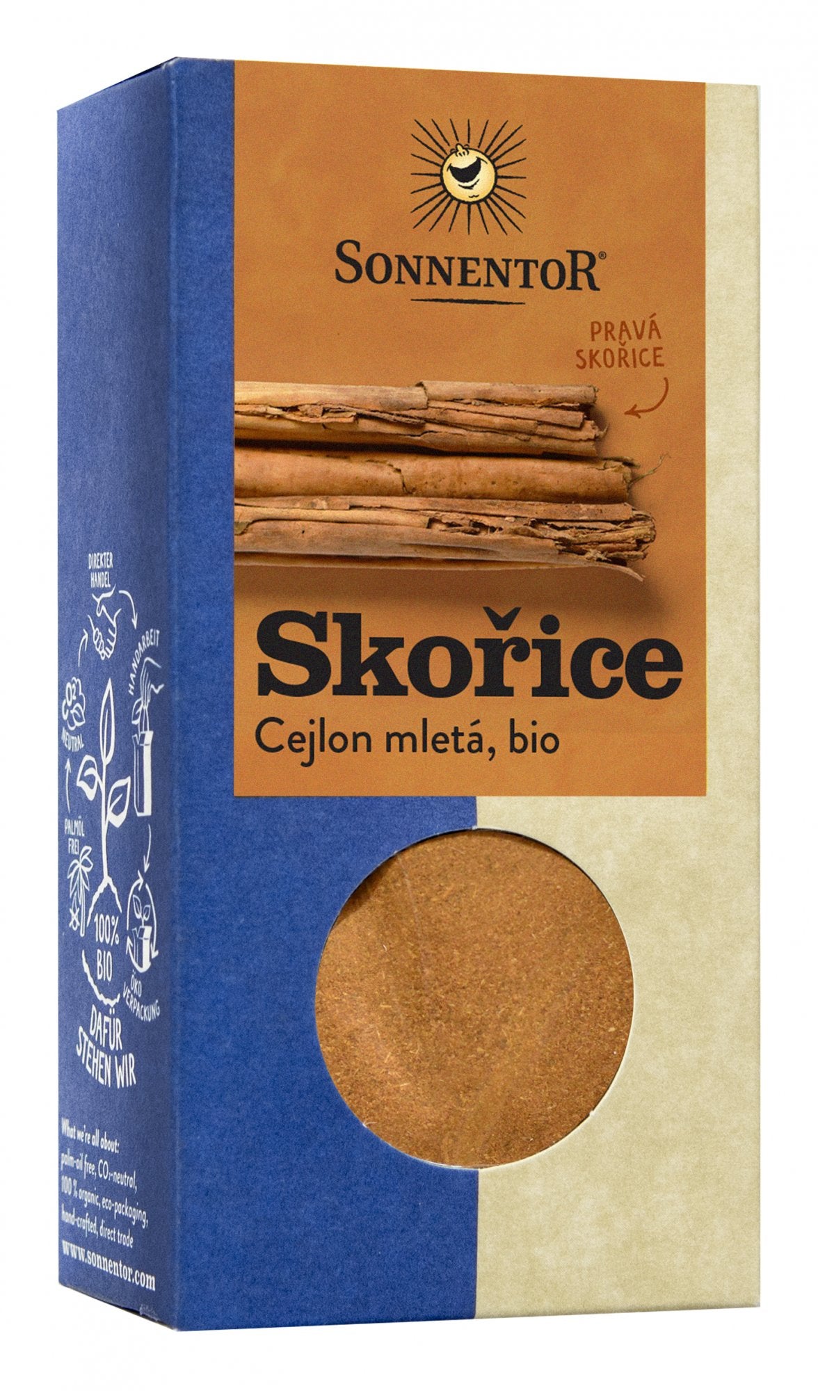 Sonnentor Škorica cejlónska <tc>BIO</tc> - mletá (40 g)