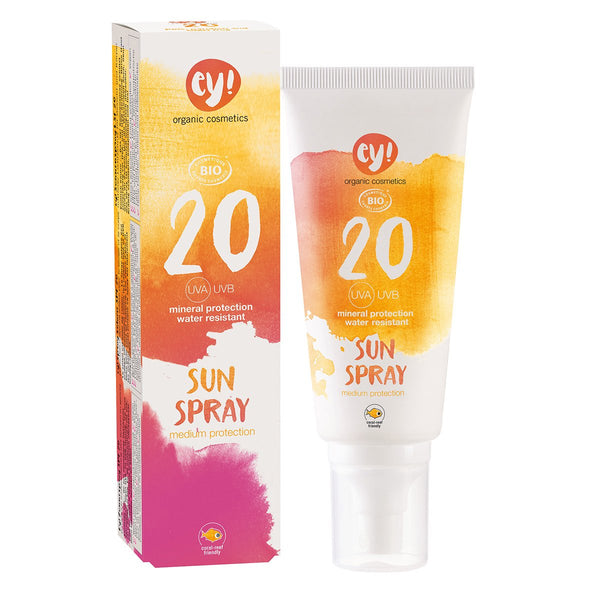 Hej! Opaľovací krém v spreji SPF 20 <tc>BIO</tc> (100 ml)