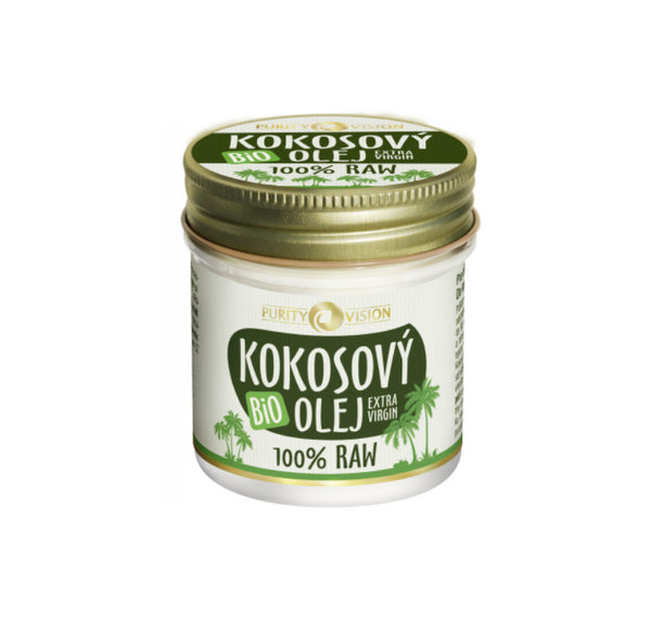 Kokosový olej Purity Vision RAW <tc>BIO</tc> (120 ml)