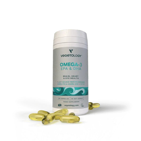 Vegetology Omega-3 (Opti3) - EPA a DHA s vitamínom D3 (60 kapsúl)