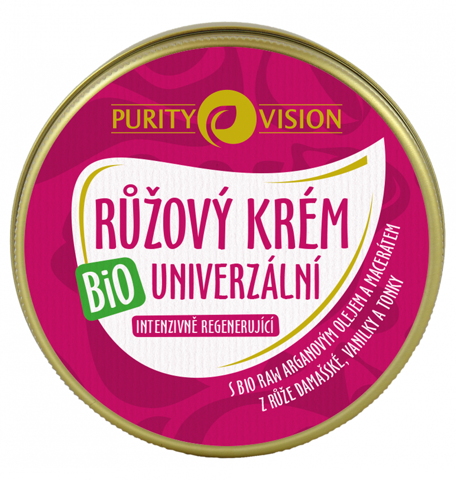 Purity Vision Růžový krém univerzální BIO (70 ml)