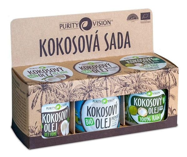 Kokosová súprava Purity Vision <tc>BIO</tc> (3 ks)