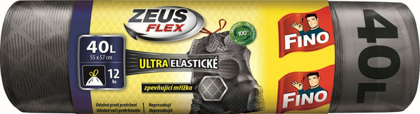 FINO Sťahovacie vrecia na odpad Zeus FLEX 32 μm - 40 l (12 ks)