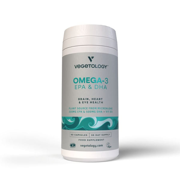 Vegetology Omega-3 (Opti3) - EPA a DHA s vitamínom D3 (60 kapsúl)