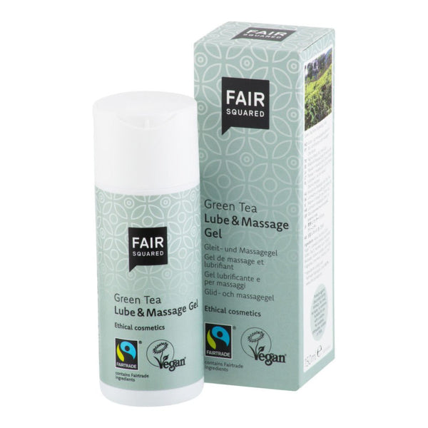 Fair Squared Lubrikační a masážní gel se zeleným čajem (150 ml)