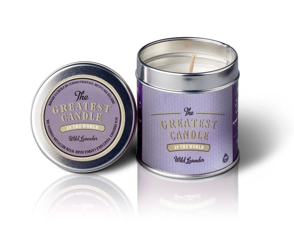 The Greatest Candle Vonná sviečka v plechovke (200 g) - divoká levanduľa