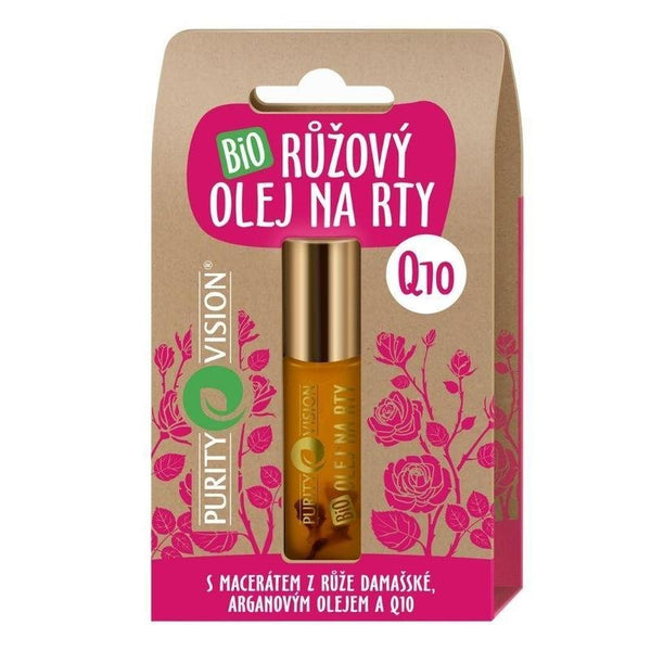 Ružový olej na pery Purity Vision <tc>BIO</tc> (10 ml)