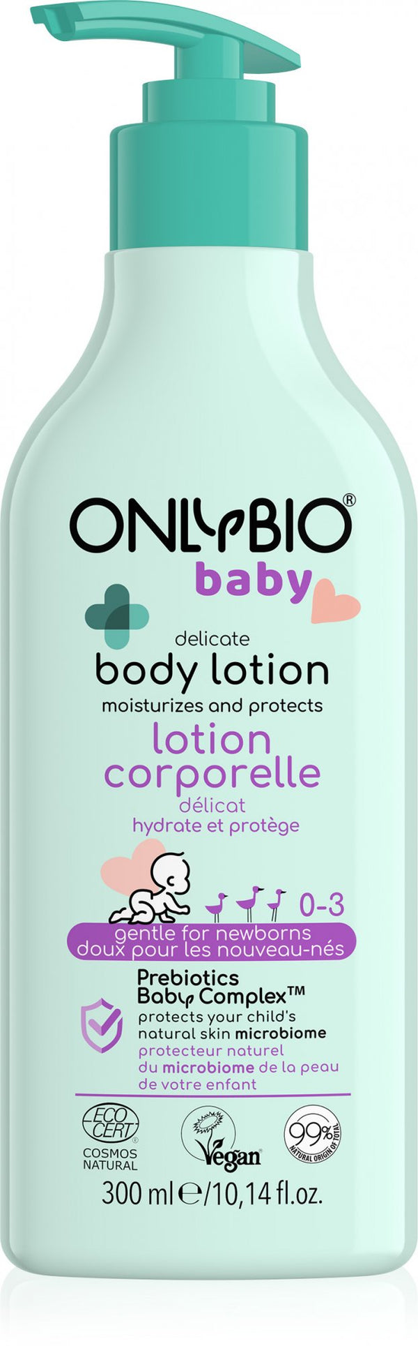 OnlyBio Jemné telové mlieko pre deti (300 ml)