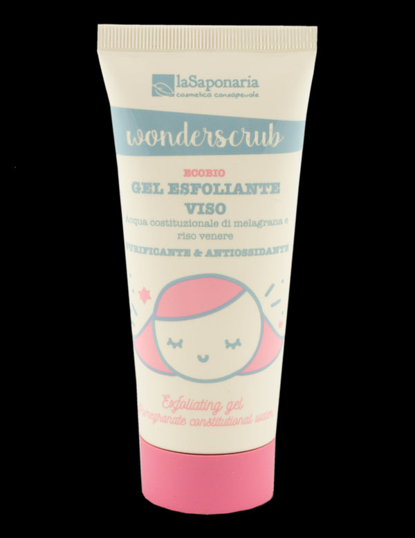 laSaponaria Peelingový gél na tvár WonderScrub <tc>BIO</tc> (100 ml)