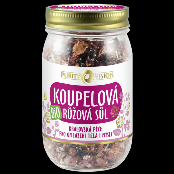 Ružová soľ do kúpeľa Purity Vision (400 g)