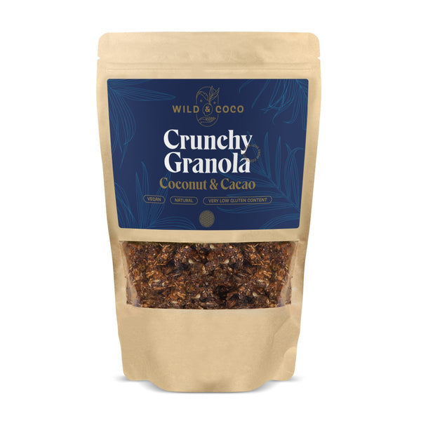 Wild & Coco Crunchy Granola Kokos a kakao (250 g)